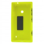 Cover batteria giallo lucido con scritta avea