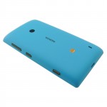 CC-3068 Cover batteria Cyan con scritta orange