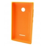 Cover posteriore Orange effetto lucido per Microsoft Lumia 435 e 532