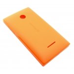 Cover posteriore Orange effetto lucido per Microsoft Lumia 435 e 532