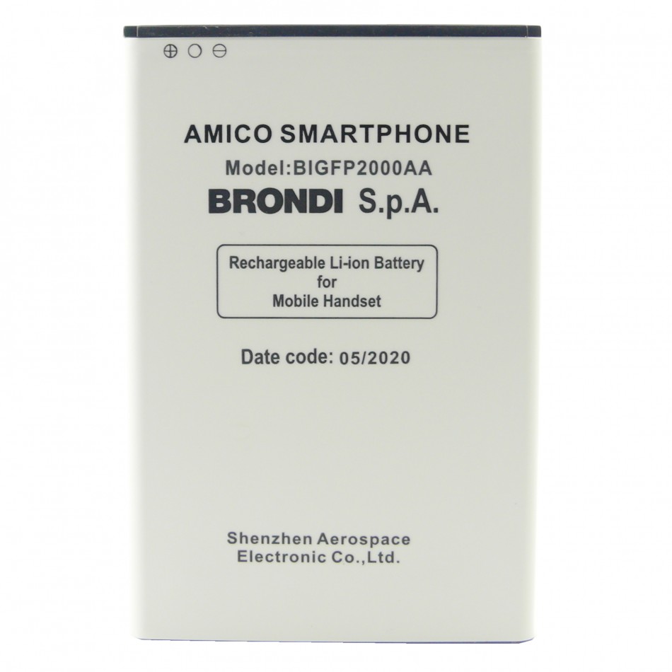 Brondi Batteria Bl A A Litio Mah Bulk Per Brondi Amico Smartphone Messina