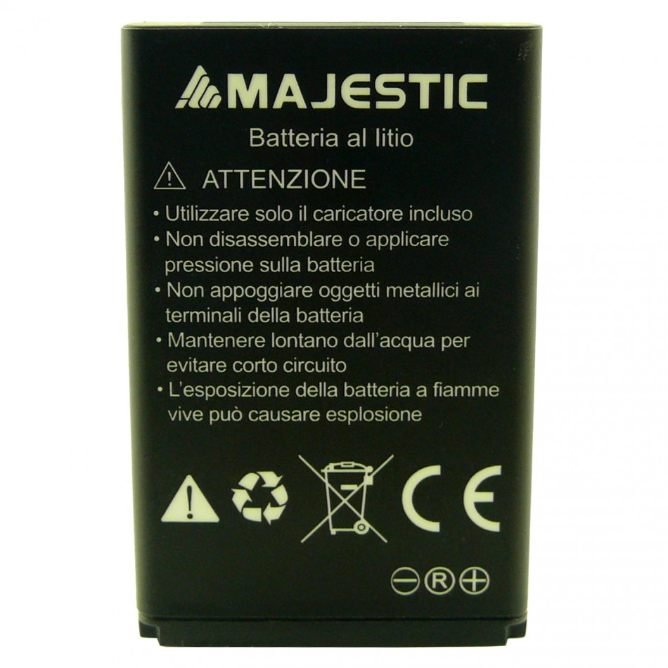 Majestic Batteria Btt N A Litio Mah Bulk Per Majestic